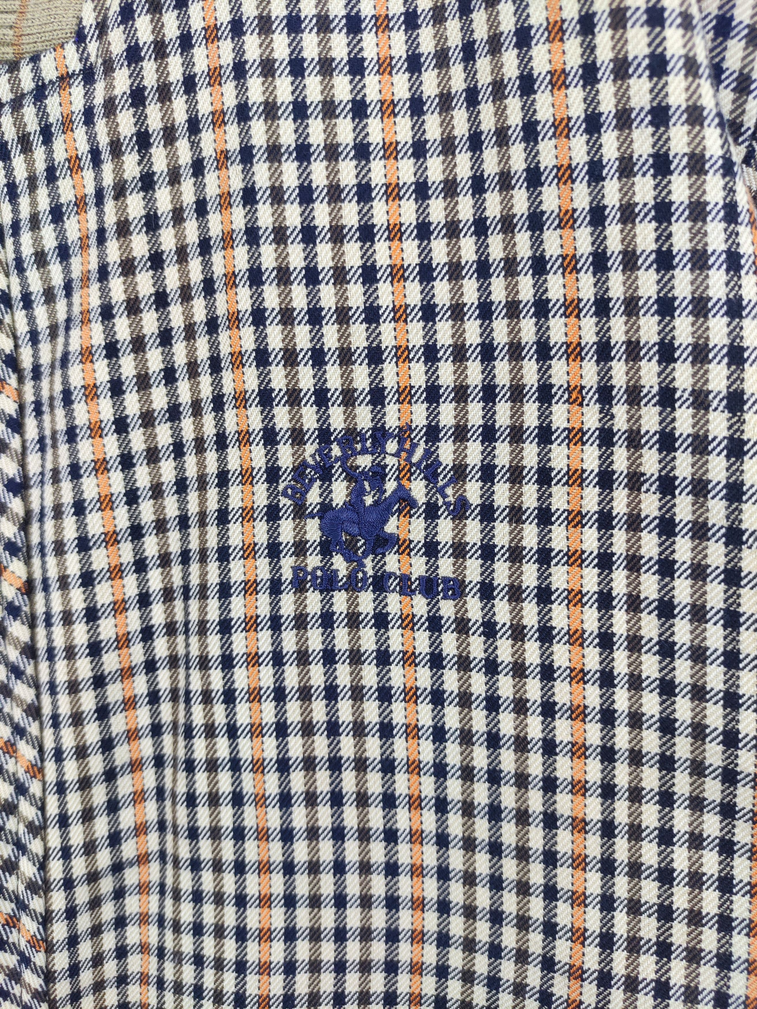 Beverly Hills Polo Club Vintage Beverly Hills Polo Club Checkered Jacket Zipper Size US L / EU 52-54 / 3 - 3 Thumbnail