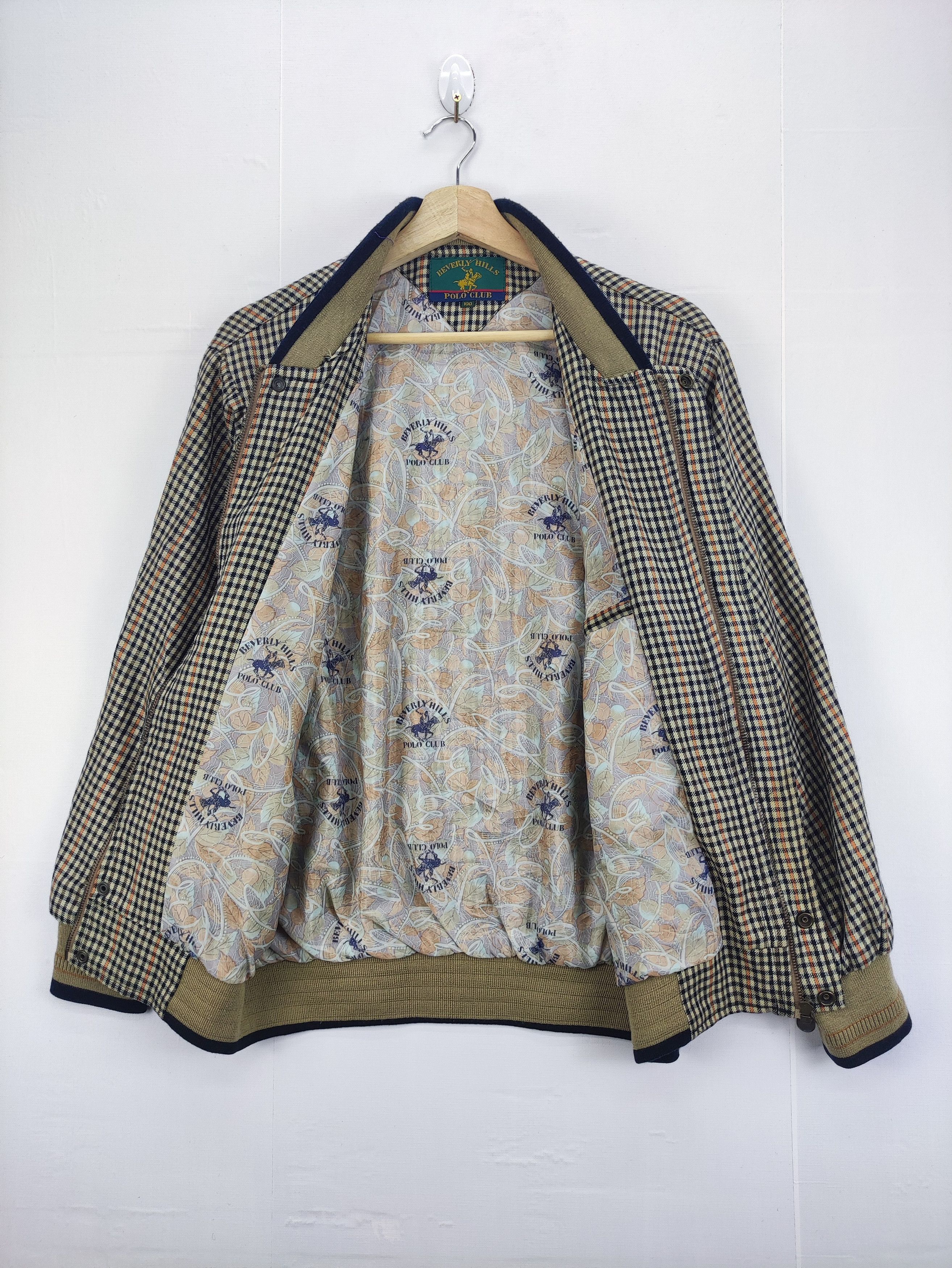 Beverly Hills Polo Club Vintage Beverly Hills Polo Club Checkered Jacket Zipper Size US L / EU 52-54 / 3 - 7 Thumbnail