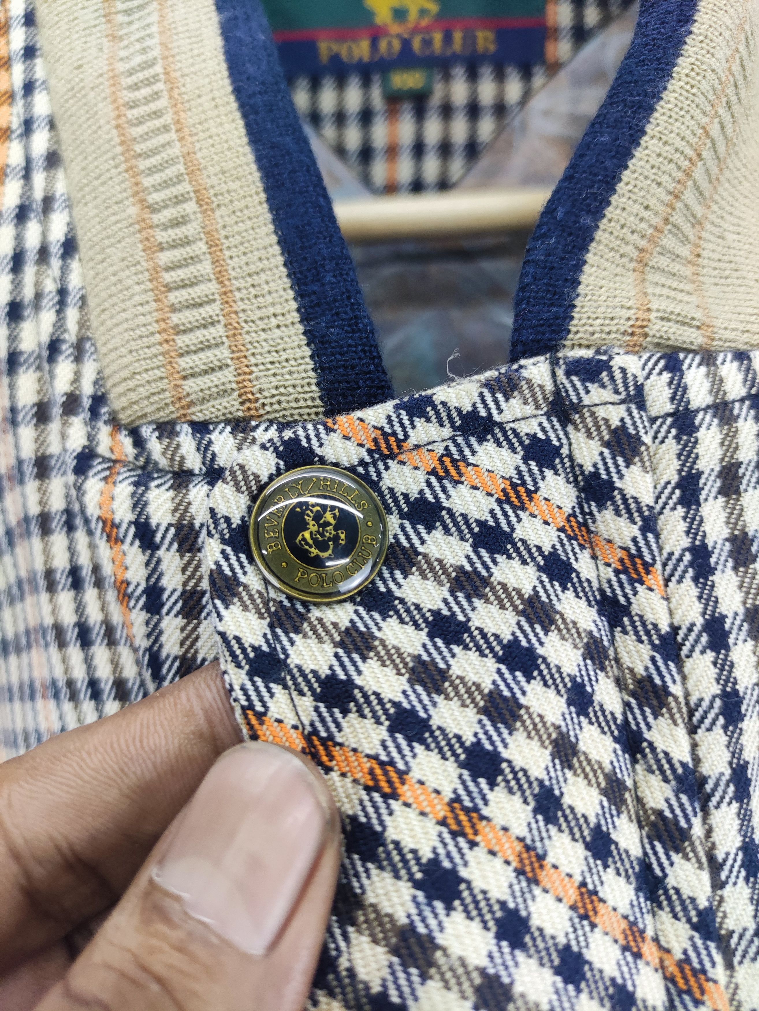Beverly Hills Polo Club Vintage Beverly Hills Polo Club Checkered Jacket Zipper Size US L / EU 52-54 / 3 - 5 Thumbnail
