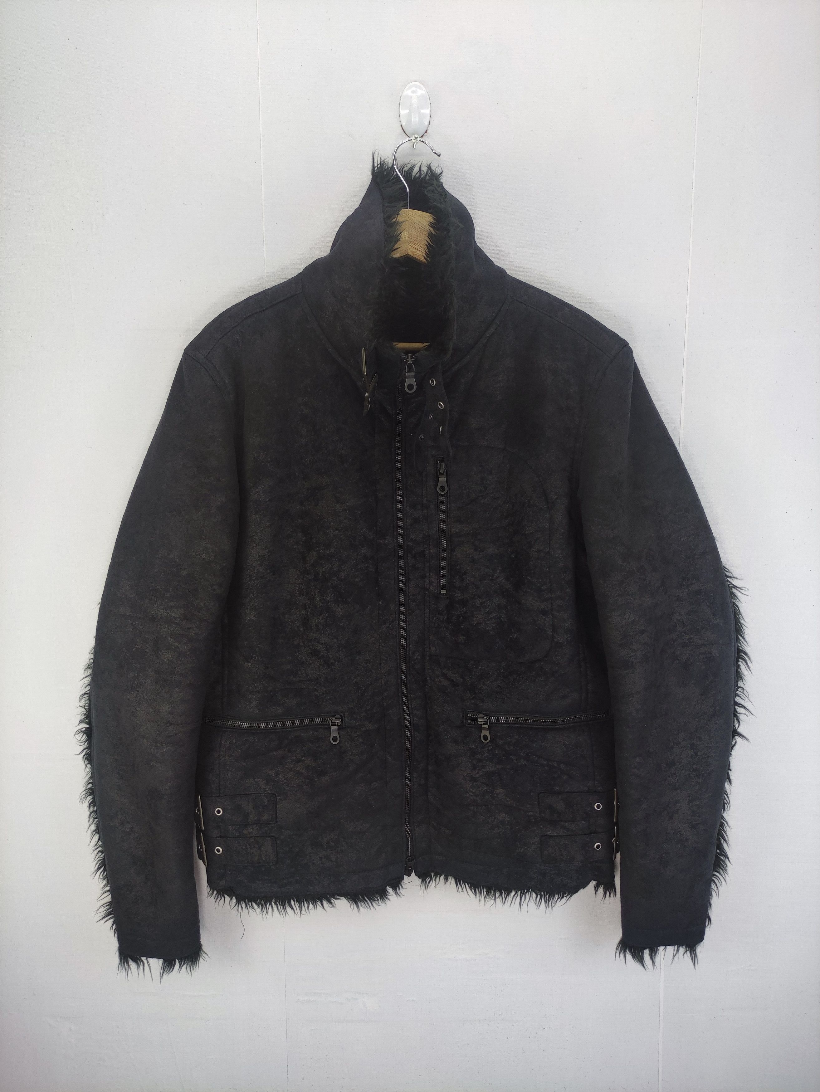 Vintage Vintage Massiuo Moleskin Motorcycle Jacket Zipper Size US M / EU 48-50 / 2 - 1 Thumbnail