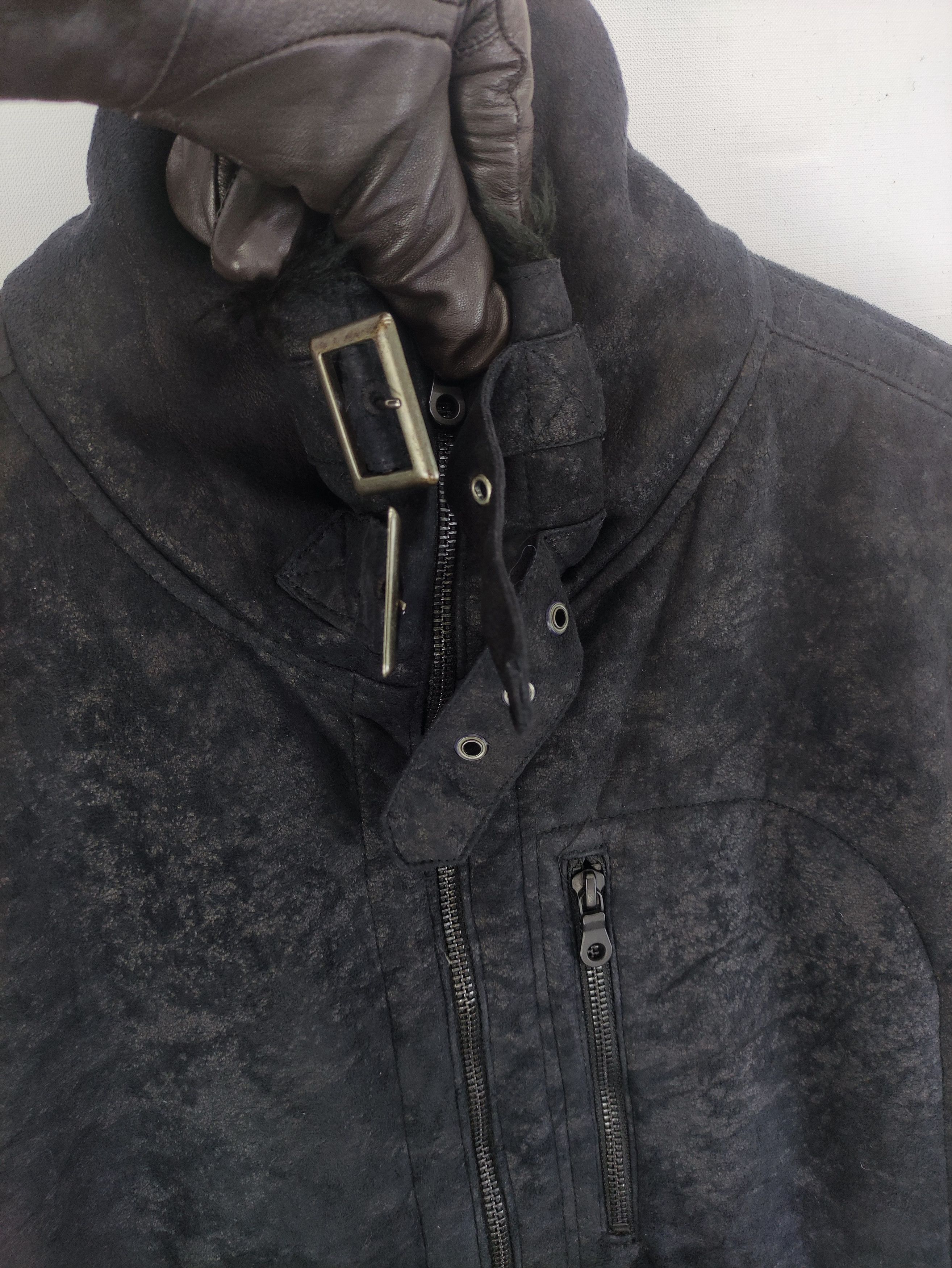 Vintage Vintage Massiuo Moleskin Motorcycle Jacket Zipper Size US M / EU 48-50 / 2 - 2 Thumbnail
