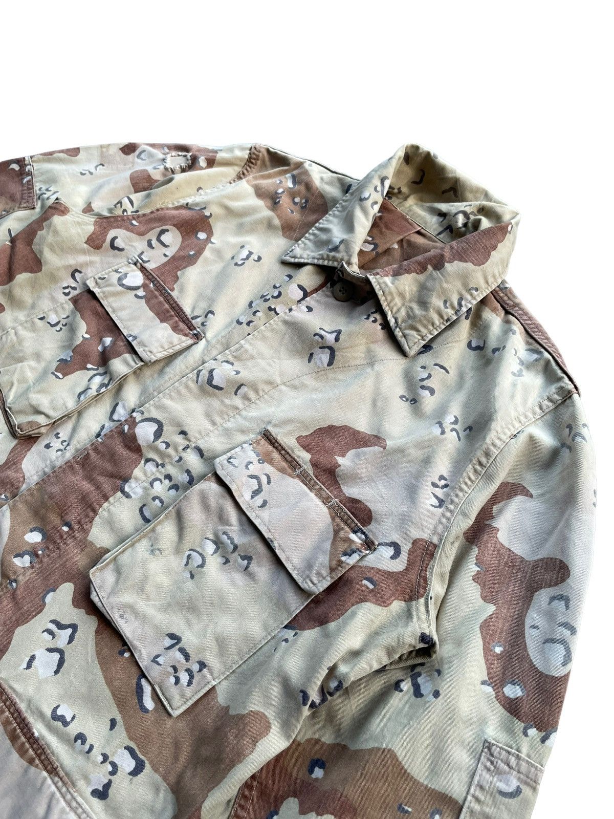 Vintage Vintage Us army Desert Battle Dress Uniform Size US L / EU 52-54 / 3 - 2 Thumbnail