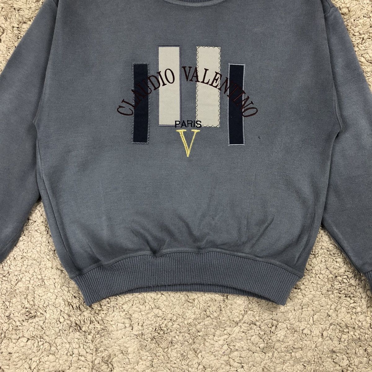 Designer × Valentino × Vintage Vintage Claudio Valentino Paris Knitwear Size US M / EU 48-50 / 2 - 6 Thumbnail