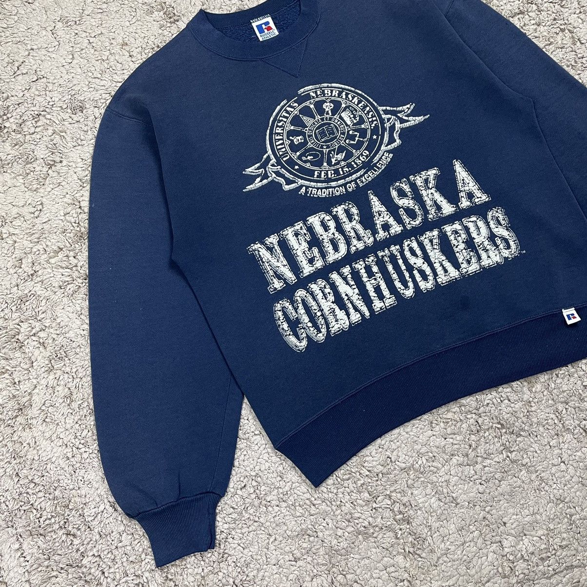 Russell Athletic Vintage Universitas Nebraskensis Sweatshirt Size US M / EU 48-50 / 2 - 3 Thumbnail