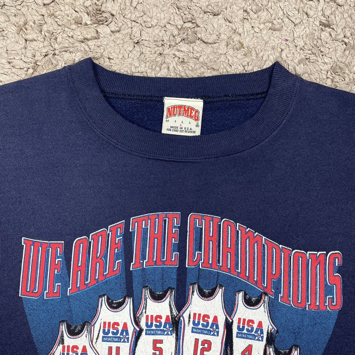 NBA Vintage Nutmeg 1992 USA Dream Team Basketball Sweatshirt Size US L / EU 52-54 / 3 - 5 Thumbnail