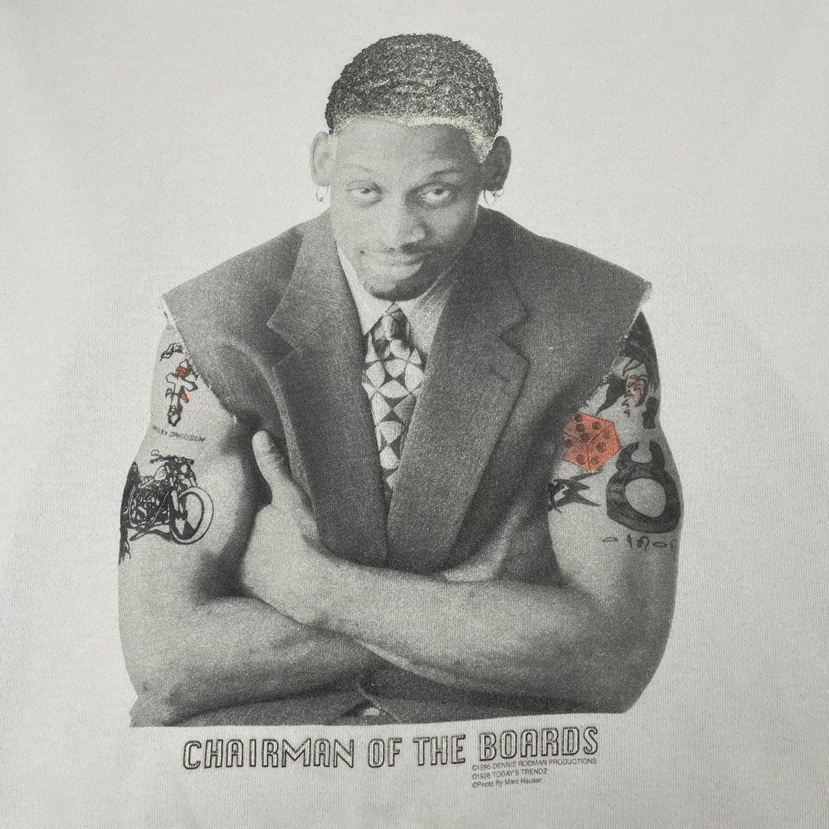 NBA Vintage Rare Dennis Rodman Chairman Sweatshirt Size US L / EU 52-54 / 3 - 7 Thumbnail