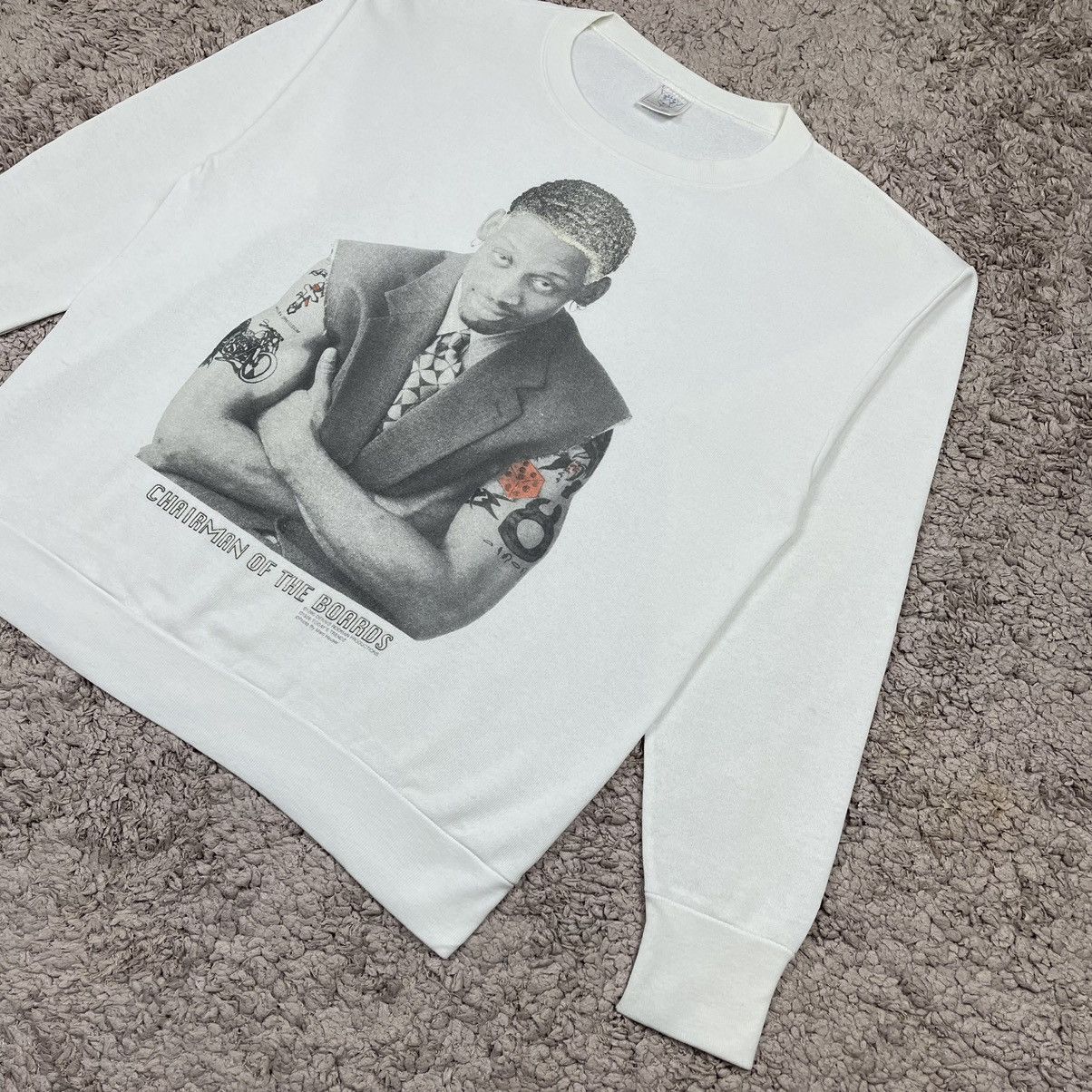 NBA Vintage Rare Dennis Rodman Chairman Sweatshirt Size US L / EU 52-54 / 3 - 4 Thumbnail