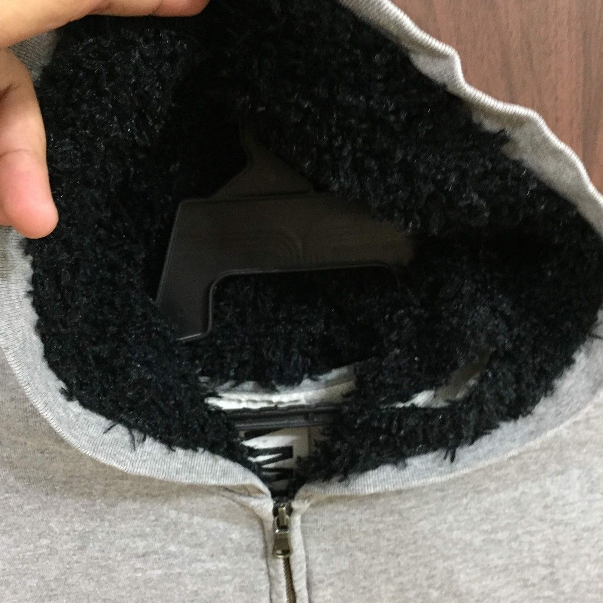 Japanese Brand AMP by MANYDOPE hoodie plain size L Size US L / EU 52-54 / 3 - 3 Thumbnail