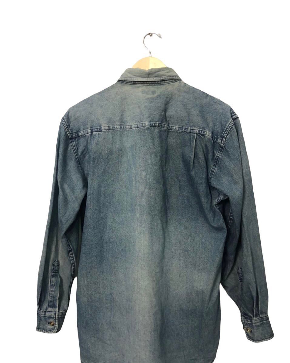 Japanese Brand Vintage Scratch Crew Faded Button Ups Denim Jacket Size US M / EU 48-50 / 2 - 8 Thumbnail