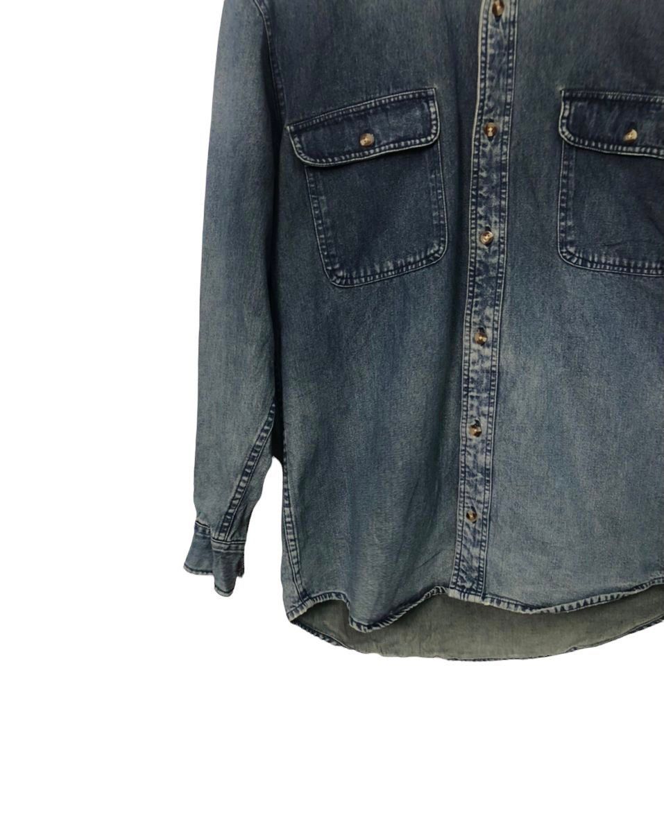 Japanese Brand Vintage Scratch Crew Faded Button Ups Denim Jacket Size US M / EU 48-50 / 2 - 3 Thumbnail