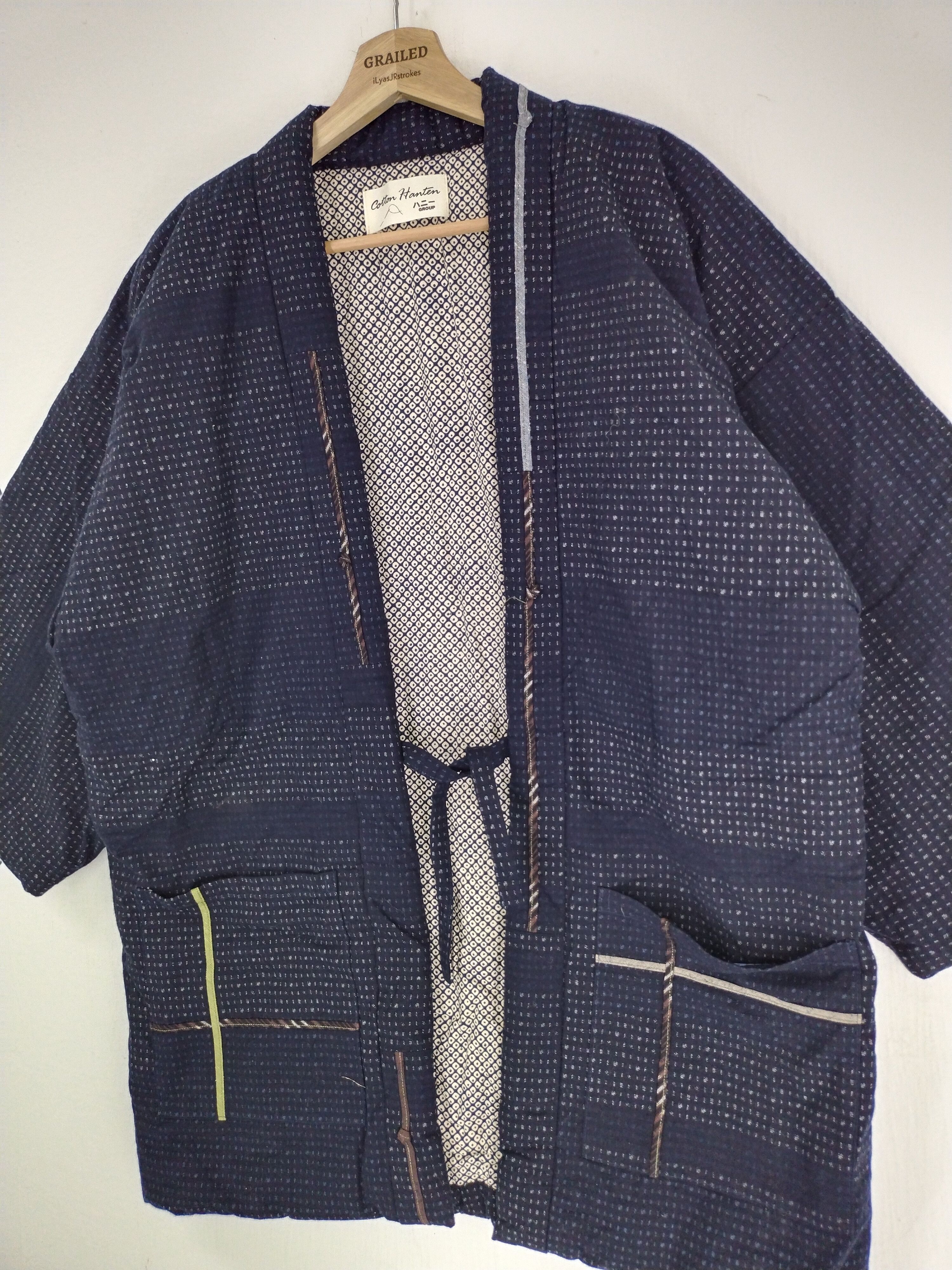 Japanese Brand VINTAGE COTTON HANTEN KIMONO JAPANESE Size US L / EU 52-54 / 3 - 2 Thumbnail