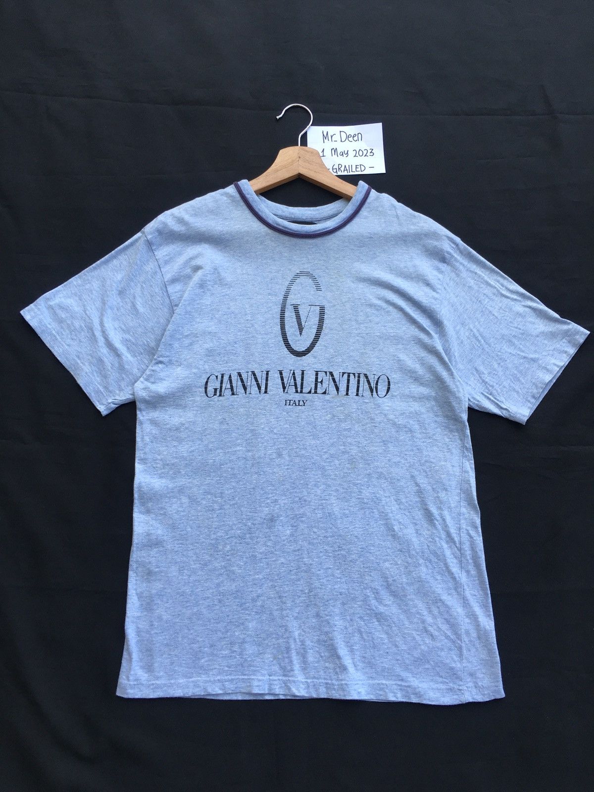 Gianni Valentino Rare Vintage Gianni Valentino Spellout Tshirt Size US M / EU 48-50 / 2 - 2 Thumbnail