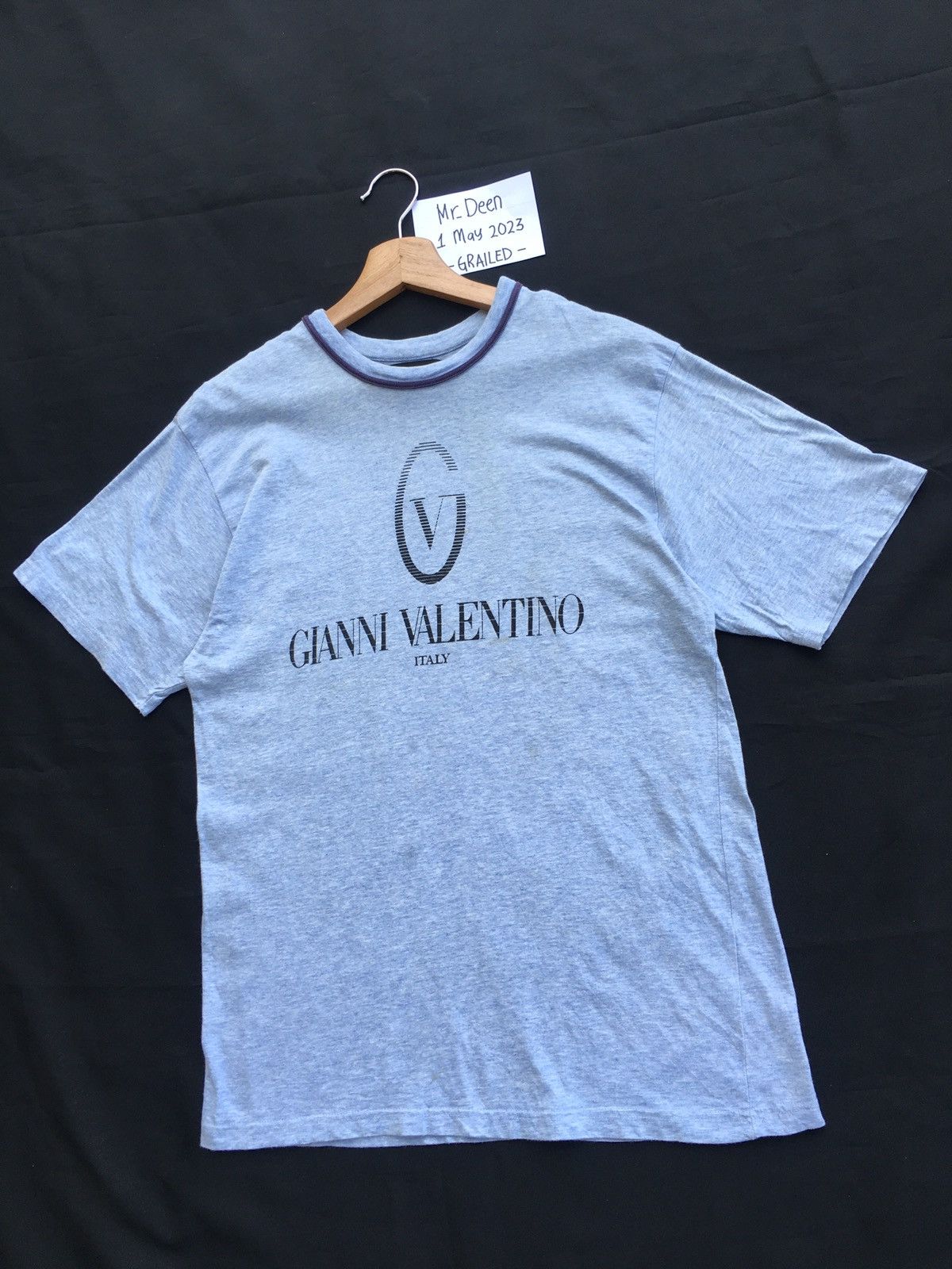 Gianni Valentino Rare Vintage Gianni Valentino Spellout Tshirt Size US M / EU 48-50 / 2 - 4 Thumbnail