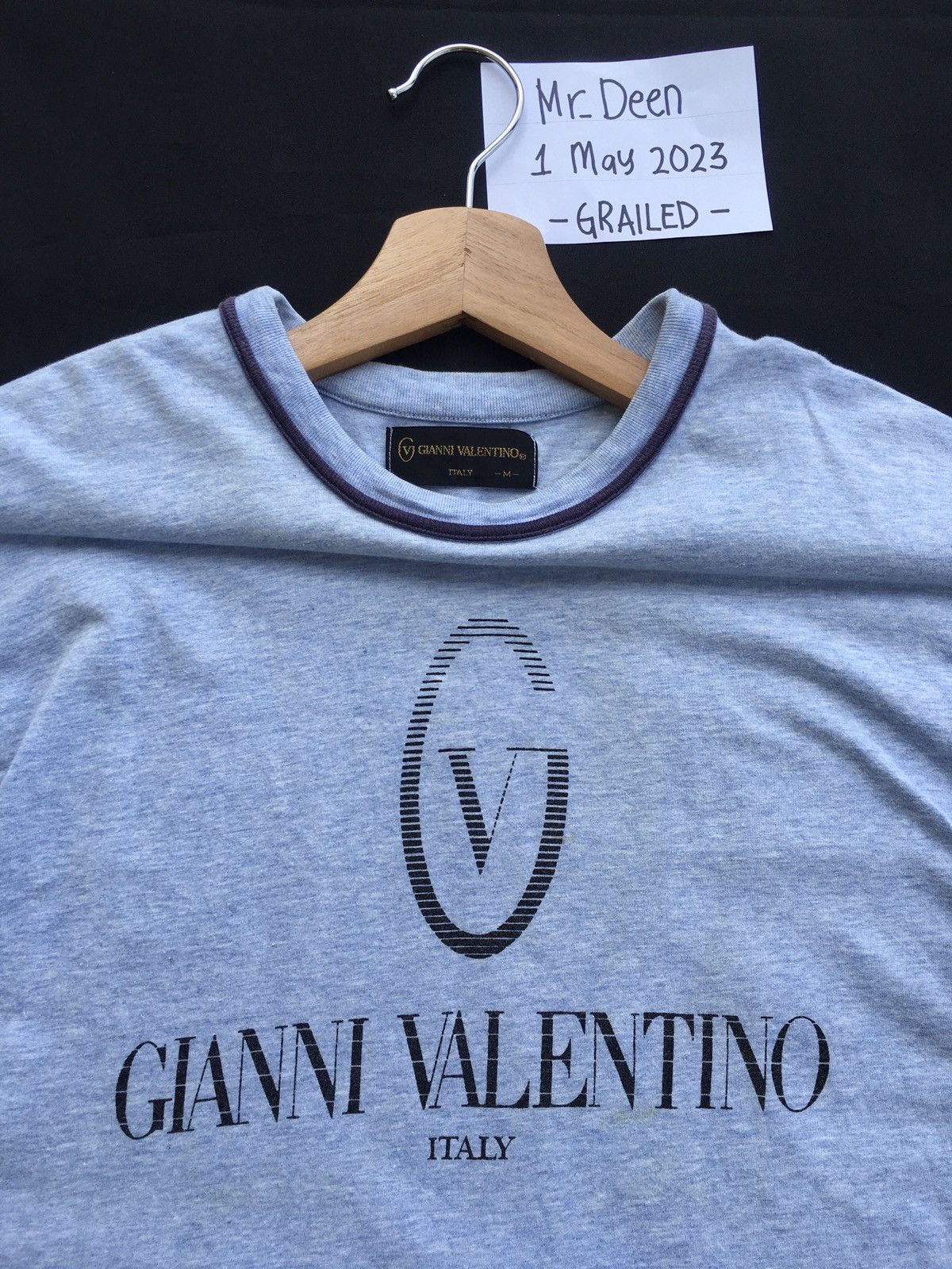 Gianni Valentino Rare Vintage Gianni Valentino Spellout Tshirt Size US M / EU 48-50 / 2 - 6 Thumbnail