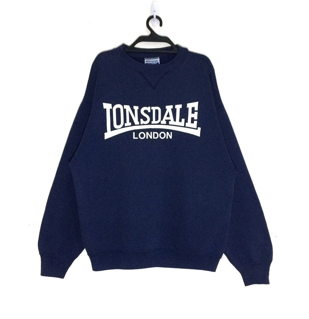 80's LONSDALE London spellout pullover Crewneck Jumper USA