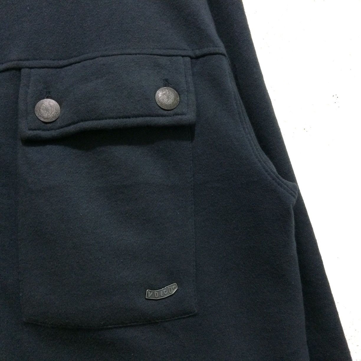 Volcom Volcom Hoodie Wool Fleece Jacket Zipper Button Size US L / EU 52-54 / 3 - 2 Thumbnail