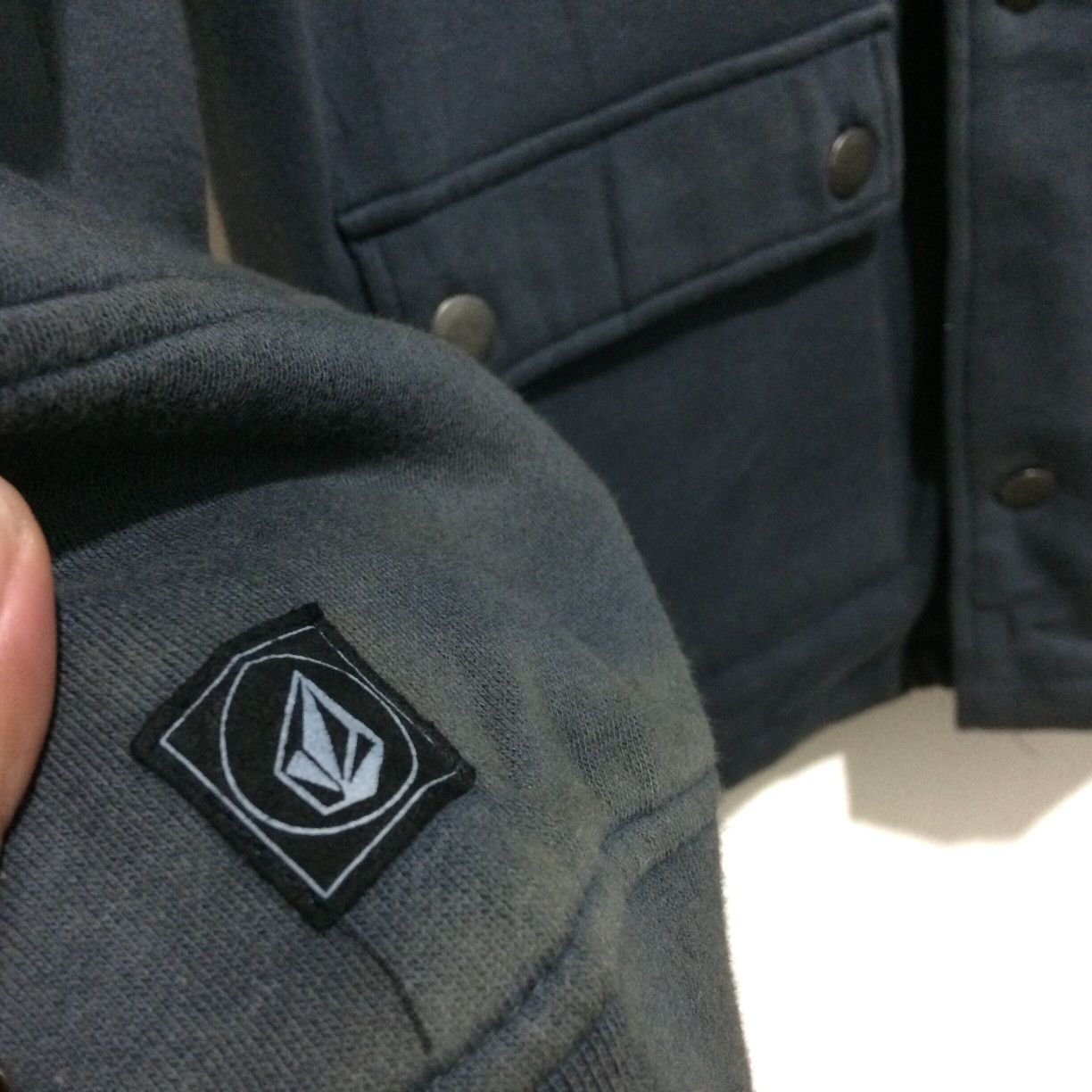 Volcom Volcom Hoodie Wool Fleece Jacket Zipper Button Size US L / EU 52-54 / 3 - 6 Thumbnail
