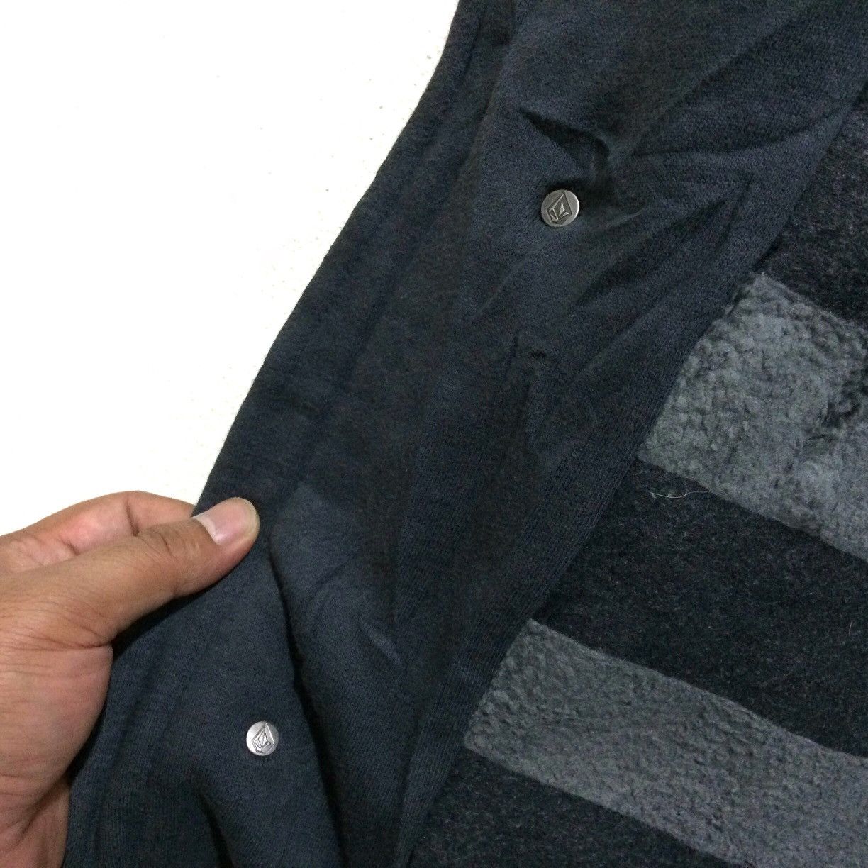 Volcom Volcom Hoodie Wool Fleece Jacket Zipper Button Size US L / EU 52-54 / 3 - 10 Thumbnail