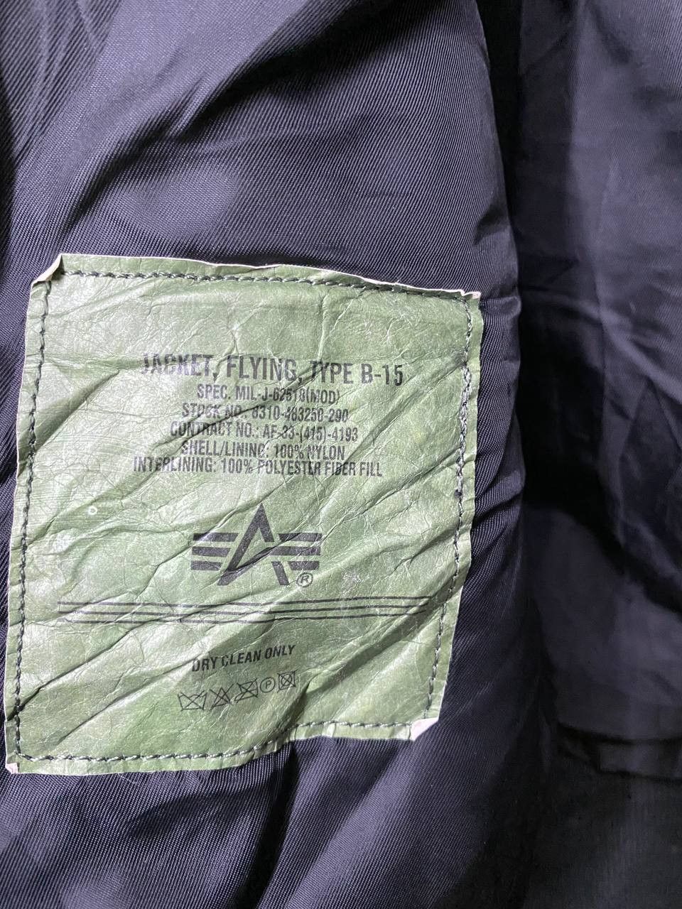 Alpha Industries Alpha Industries TYPE B-15 Flight Jacket Size US XL / EU 56 / 4 - 10 Thumbnail