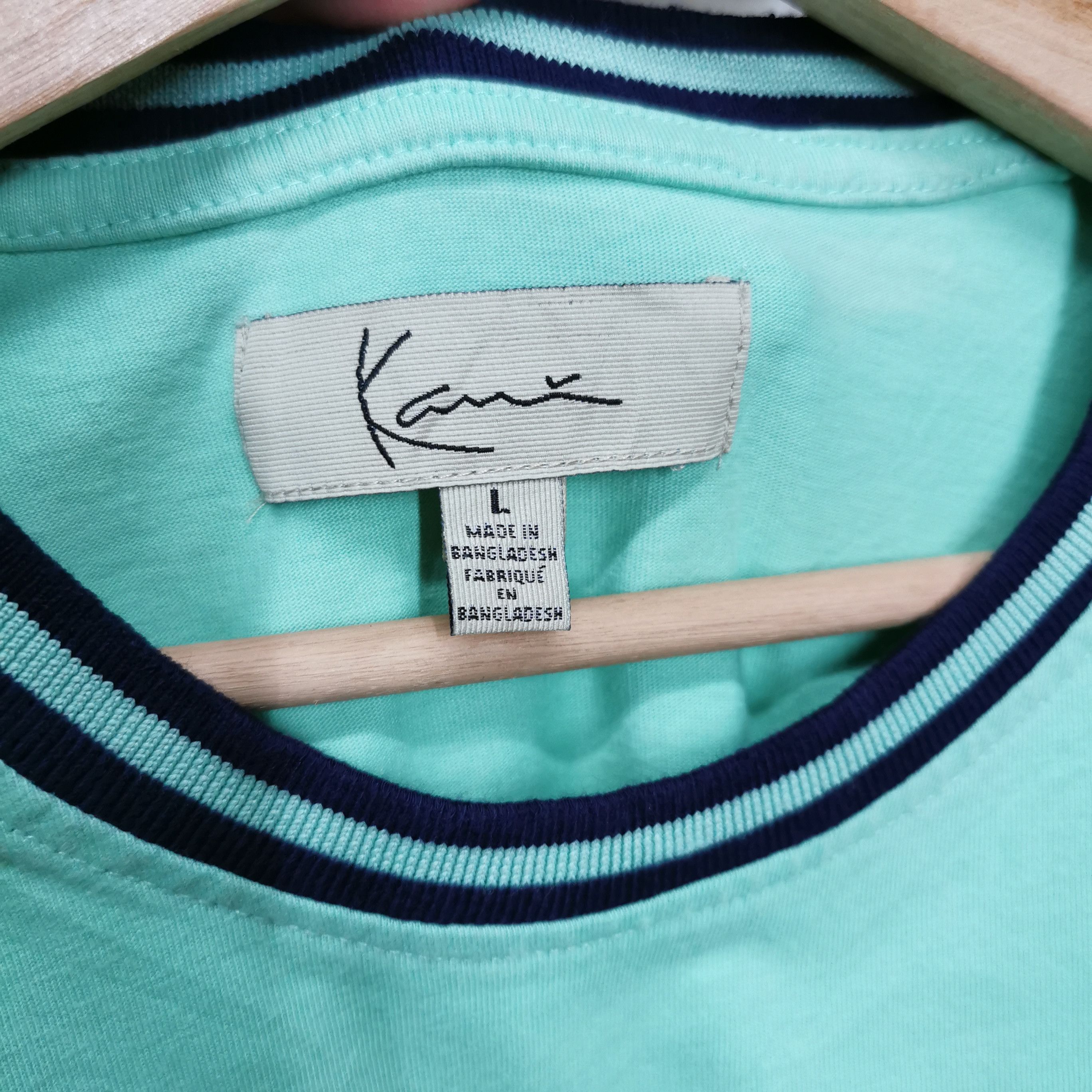 Karl Kani × Vintage Karl kani stripe tee Size US L / EU 52-54 / 3 - 3 Thumbnail