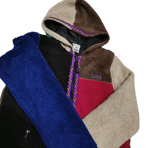 Japanese Brand X-Girl fleece multicolor zipper hoodies Size US S / EU 44-46 / 1 - 1 Thumbnail