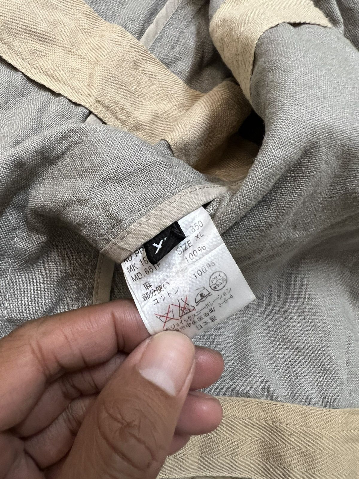 Paul Smith × Vintage Paul Smith Linen Utility Jacket Size US XL / EU 56 / 4 - 9 Thumbnail