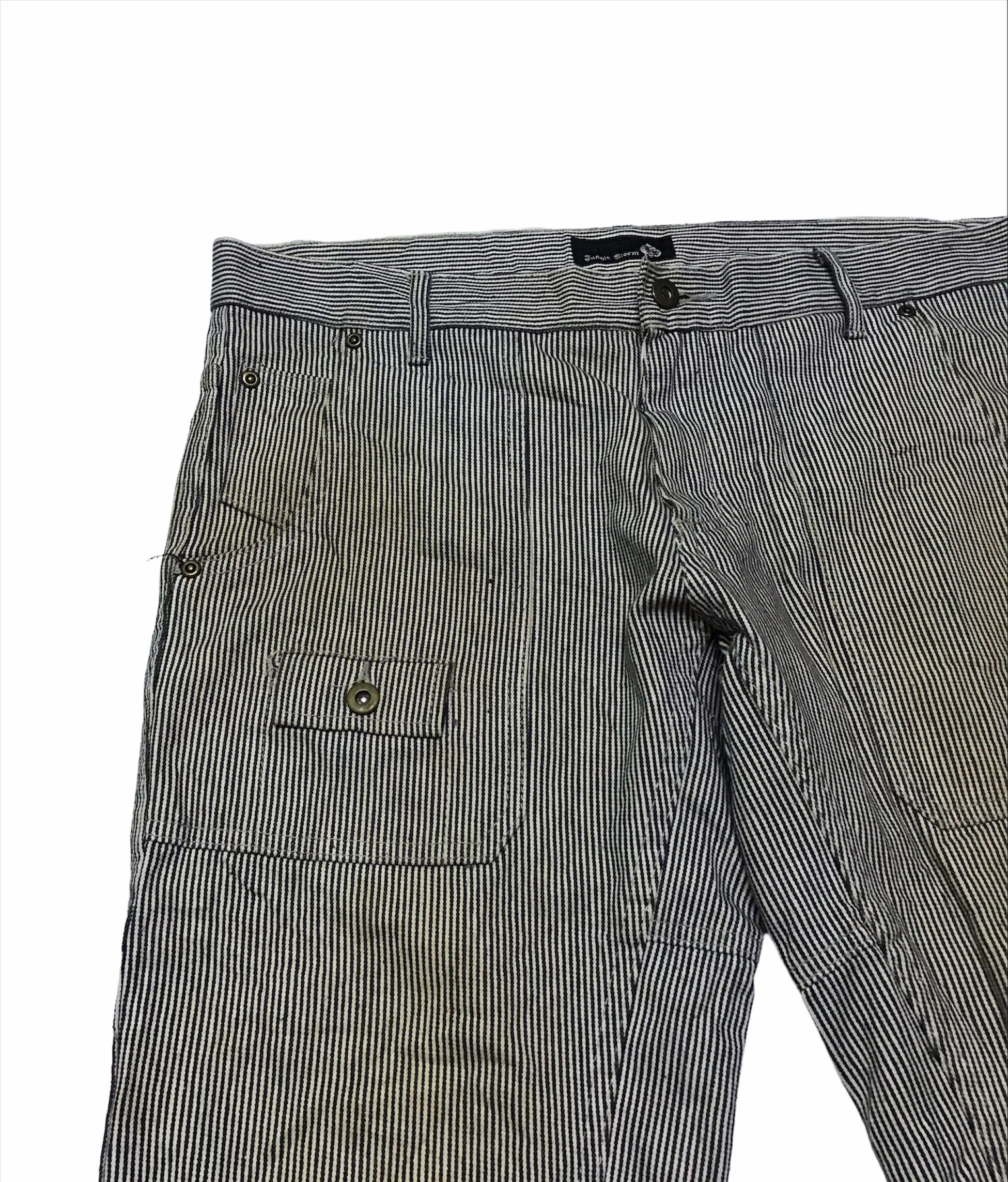 Japanese Brand Jungle storm baker pants buckle back Size US 34 / EU 50 - 3 Thumbnail