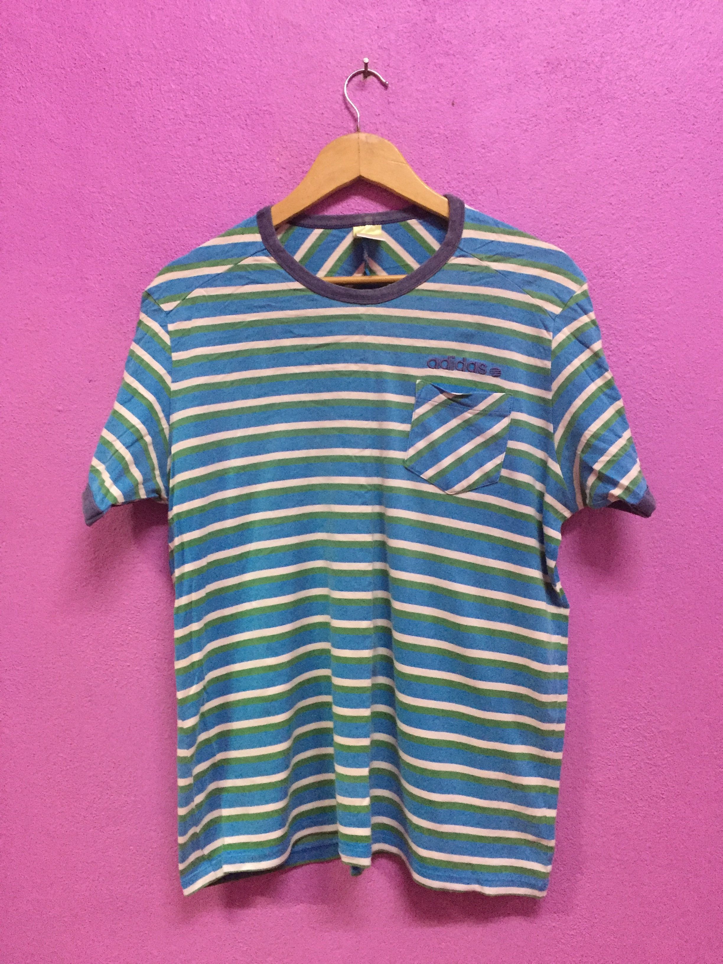 Adidas Adidas Pocket Stripe Tee Size US L / EU 52-54 / 3 - 1 Thumbnail