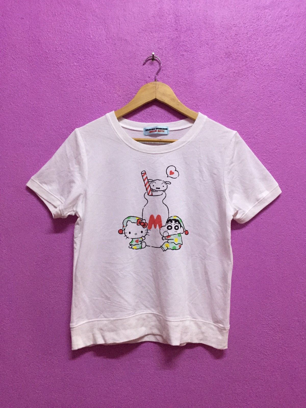 Cartoon Network Crayon Sin Chan x Hello Kitty T-Shirts Size US S / EU 44-46 / 1 - 1 Thumbnail