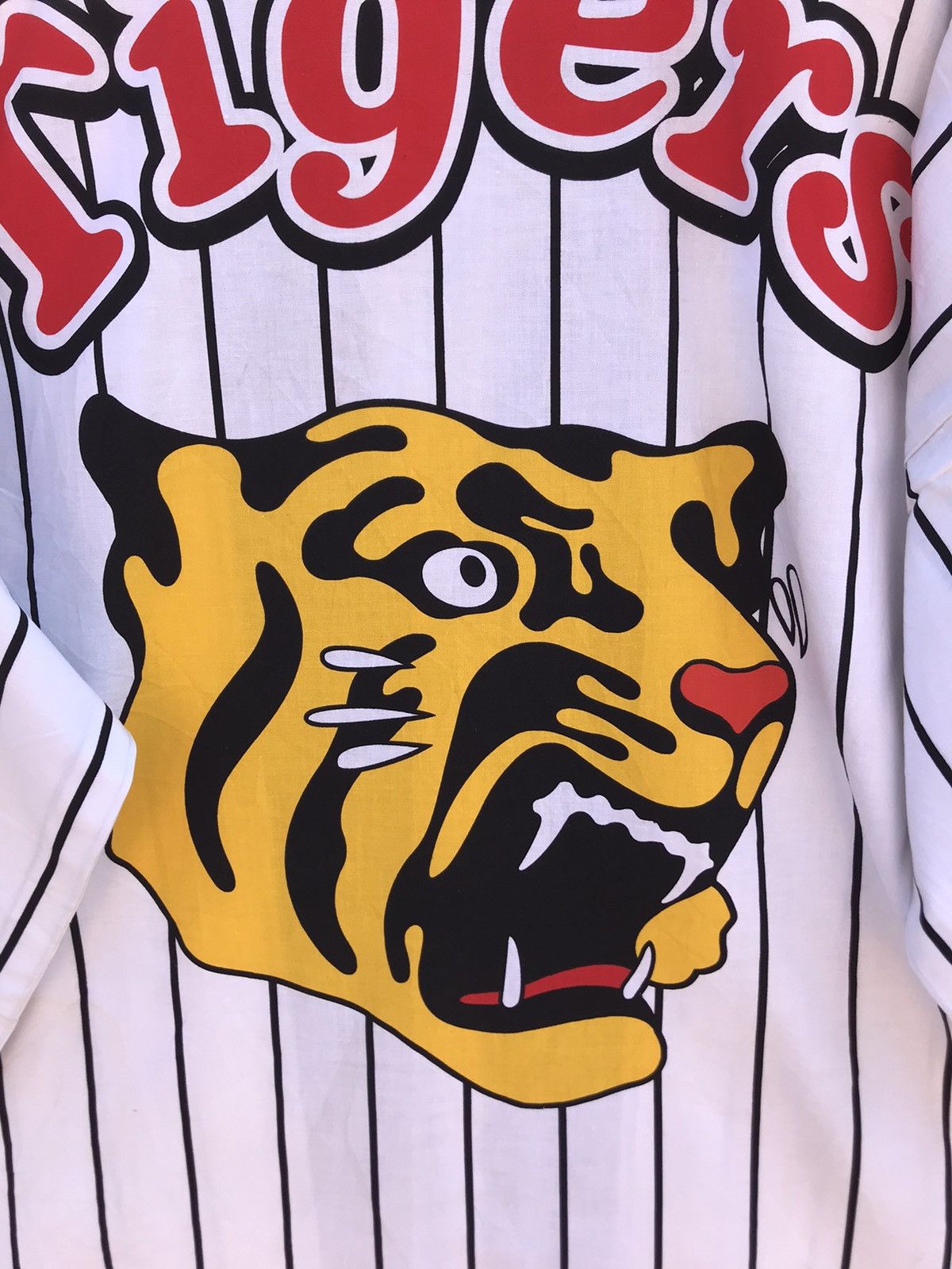 Japanese Brand Vintage Hanshin Tiger Big Logo Kimono Sanjuro Size US L / EU 52-54 / 3 - 4 Thumbnail