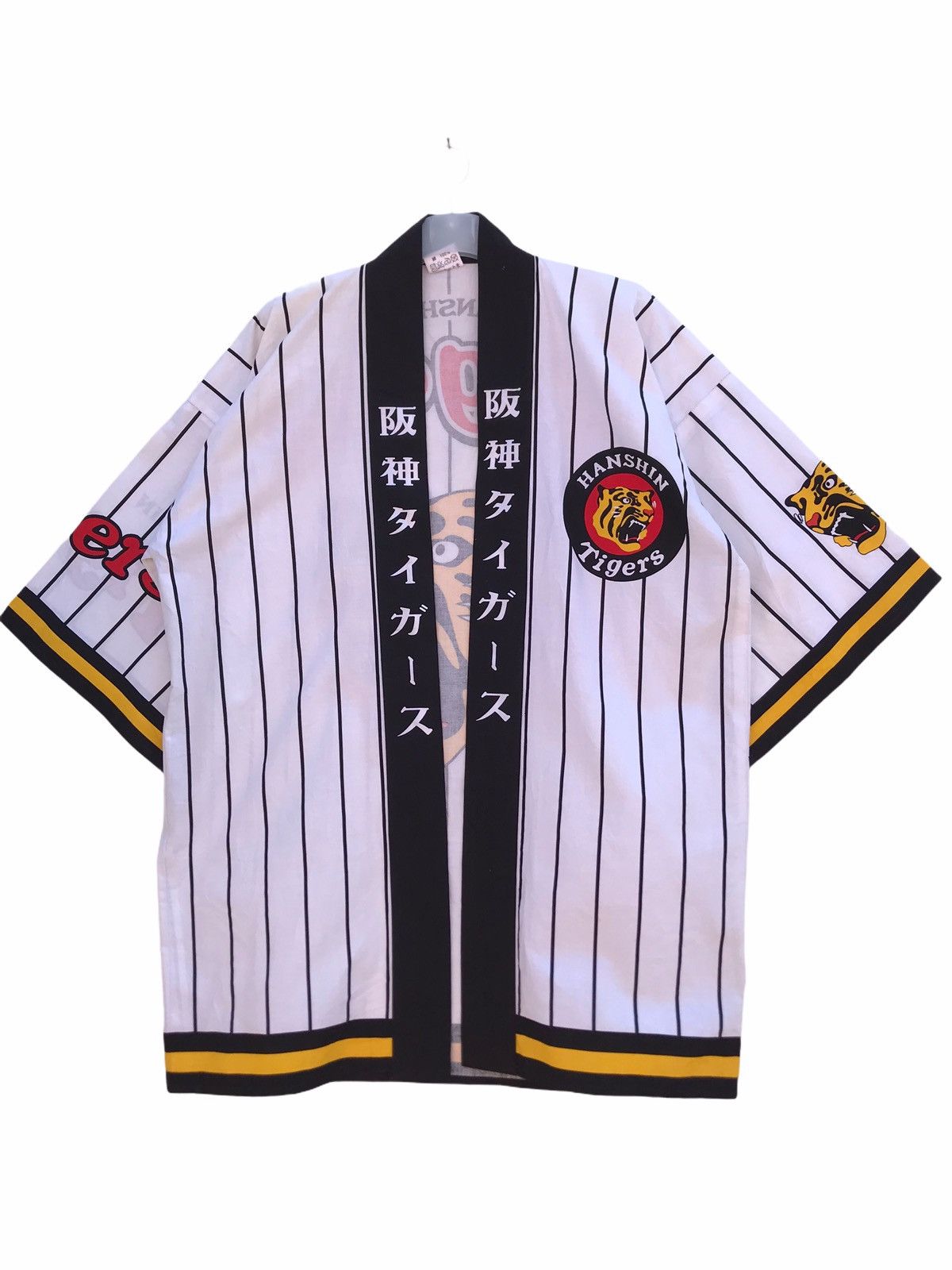 Japanese Brand Vintage Hanshin Tiger Big Logo Kimono Sanjuro Size US L / EU 52-54 / 3 - 2 Thumbnail