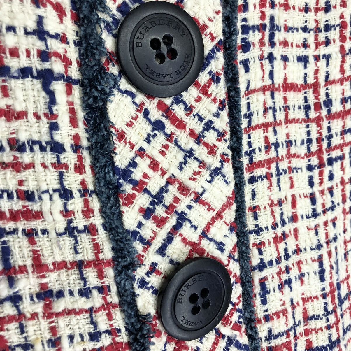 Burberry 🔥 Burberry Tweed Mini Skirt Size 29" - 4 Thumbnail