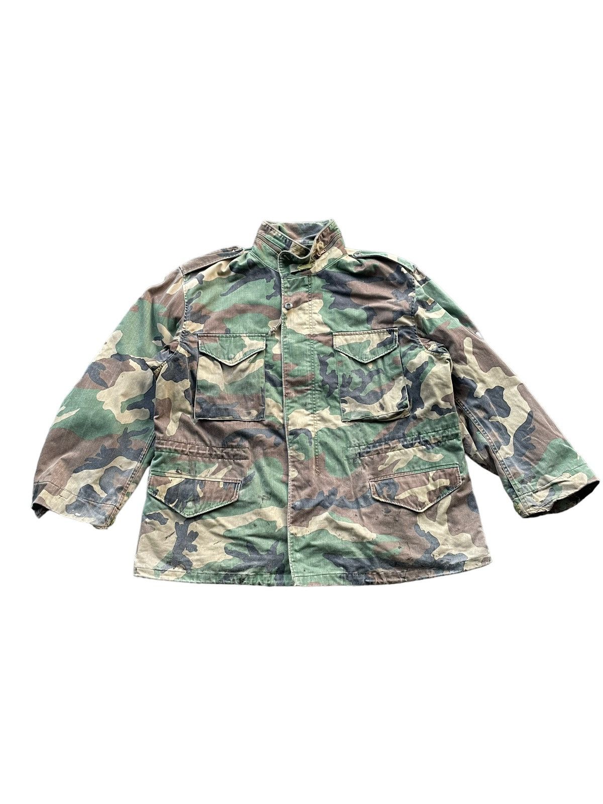 Vintage M65 Alpha Industries Woodland Camo