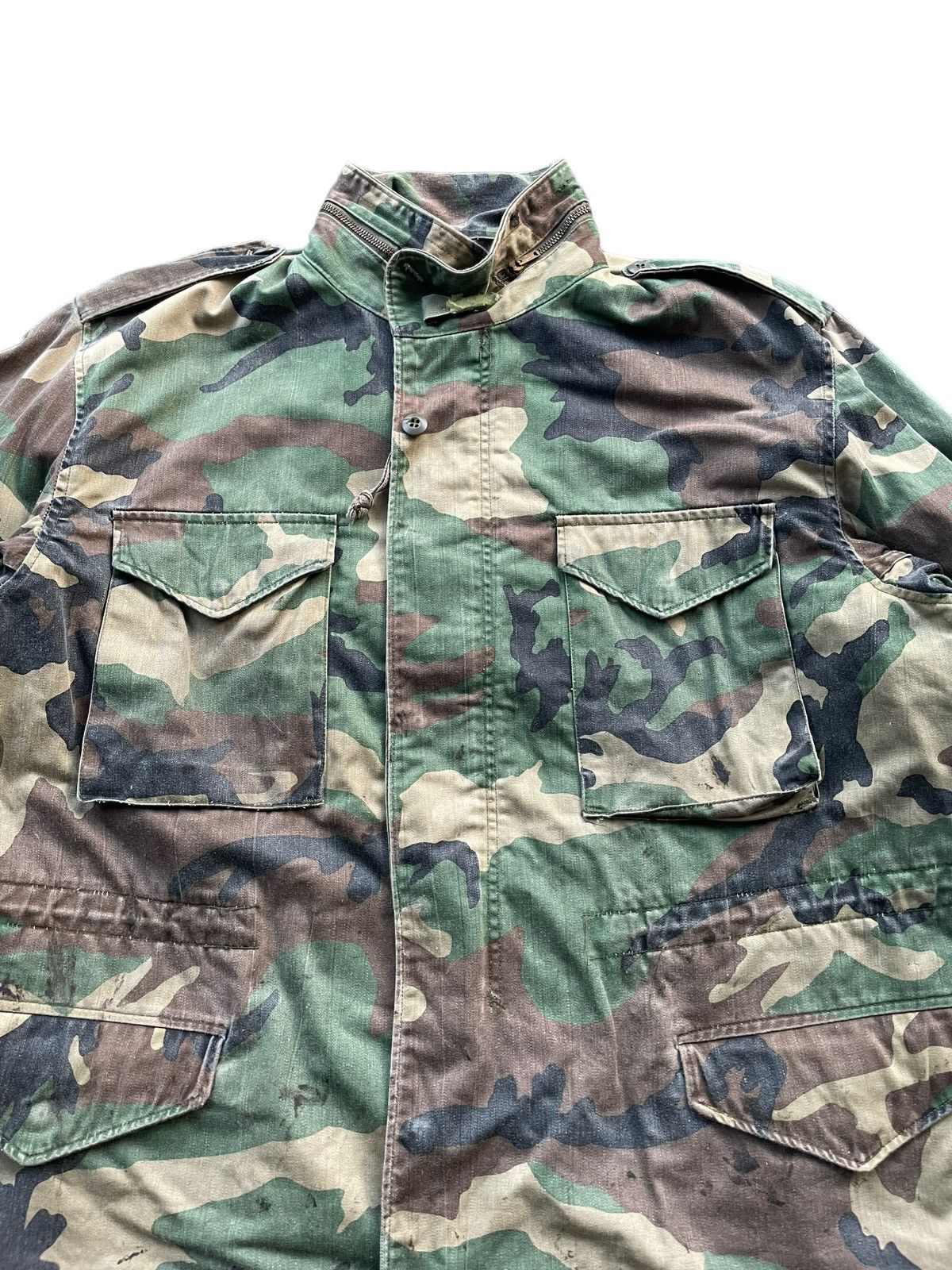 Alpha Industries Vintage M65 Alpha Industries Woodland Camo Size US XL / EU 56 / 4 - 3 Thumbnail