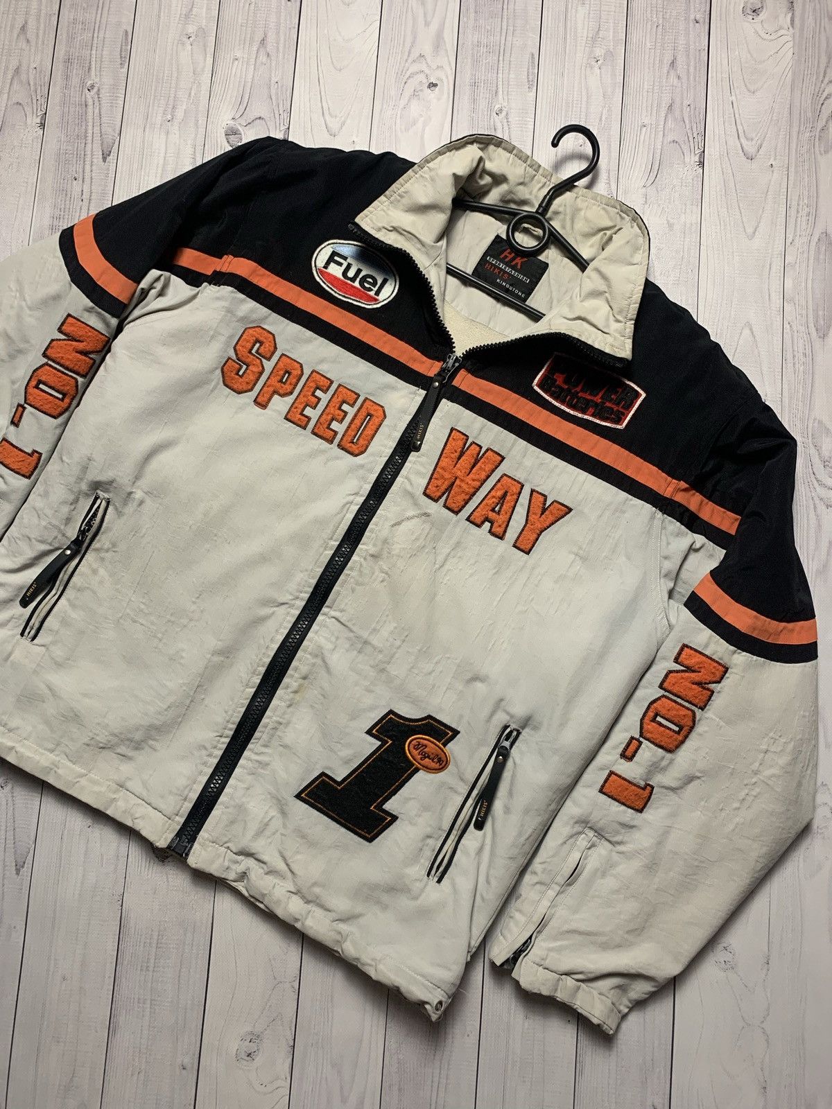 Vintage Vintage racing jacket logo Speed way Formula 1 Hot Wheels L Size US L / EU 52-54 / 3 - 3 Thumbnail