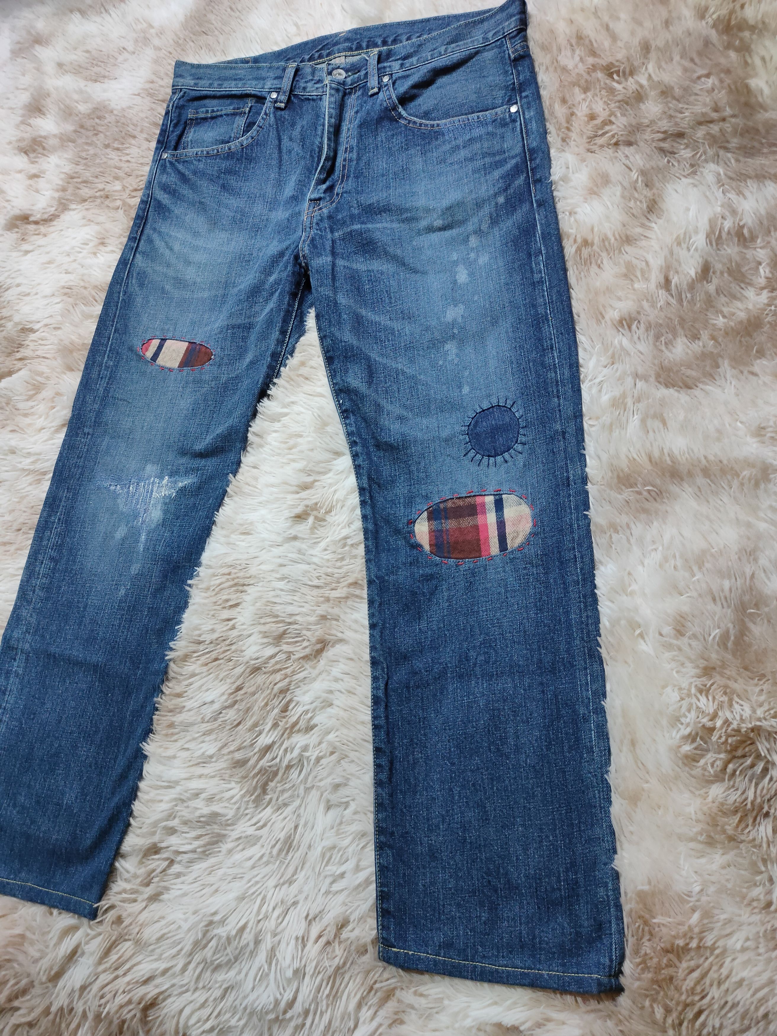 Bape × Nigo Bape Sta. OG Patchwork denim Size US 34 / EU 50 - 3 Thumbnail