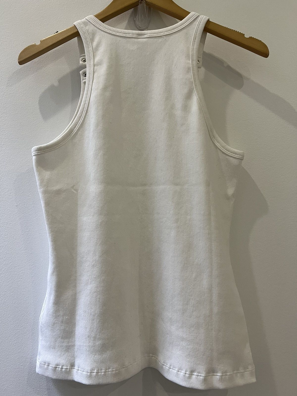 Dion Lee White Hook & Eye Tank Top Size US L / EU 52-54 / 3 - 4 Thumbnail