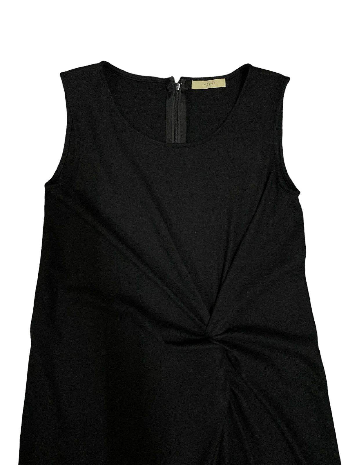 Japanese Brand Des Prés The All-Black Minimalist Casual Spring Dress Size S / US 4 / IT 40 - 2 Thumbnail