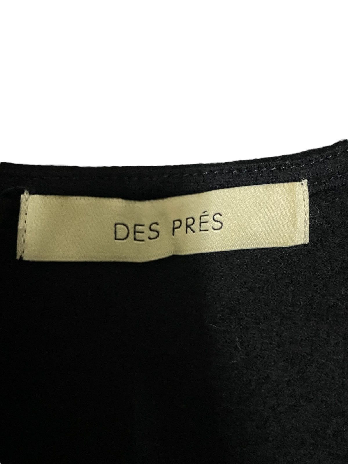Japanese Brand Des Prés The All-Black Minimalist Casual Spring Dress Size S / US 4 / IT 40 - 5 Thumbnail
