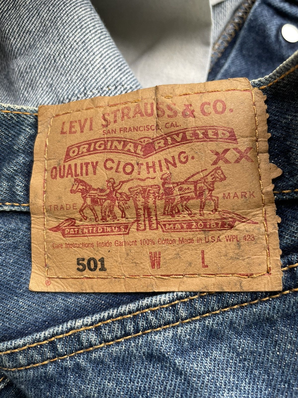 Levi's Vintage Levis 501 2001 Usa Denim Size 28" / US 6 / IT 42 - 9 Thumbnail