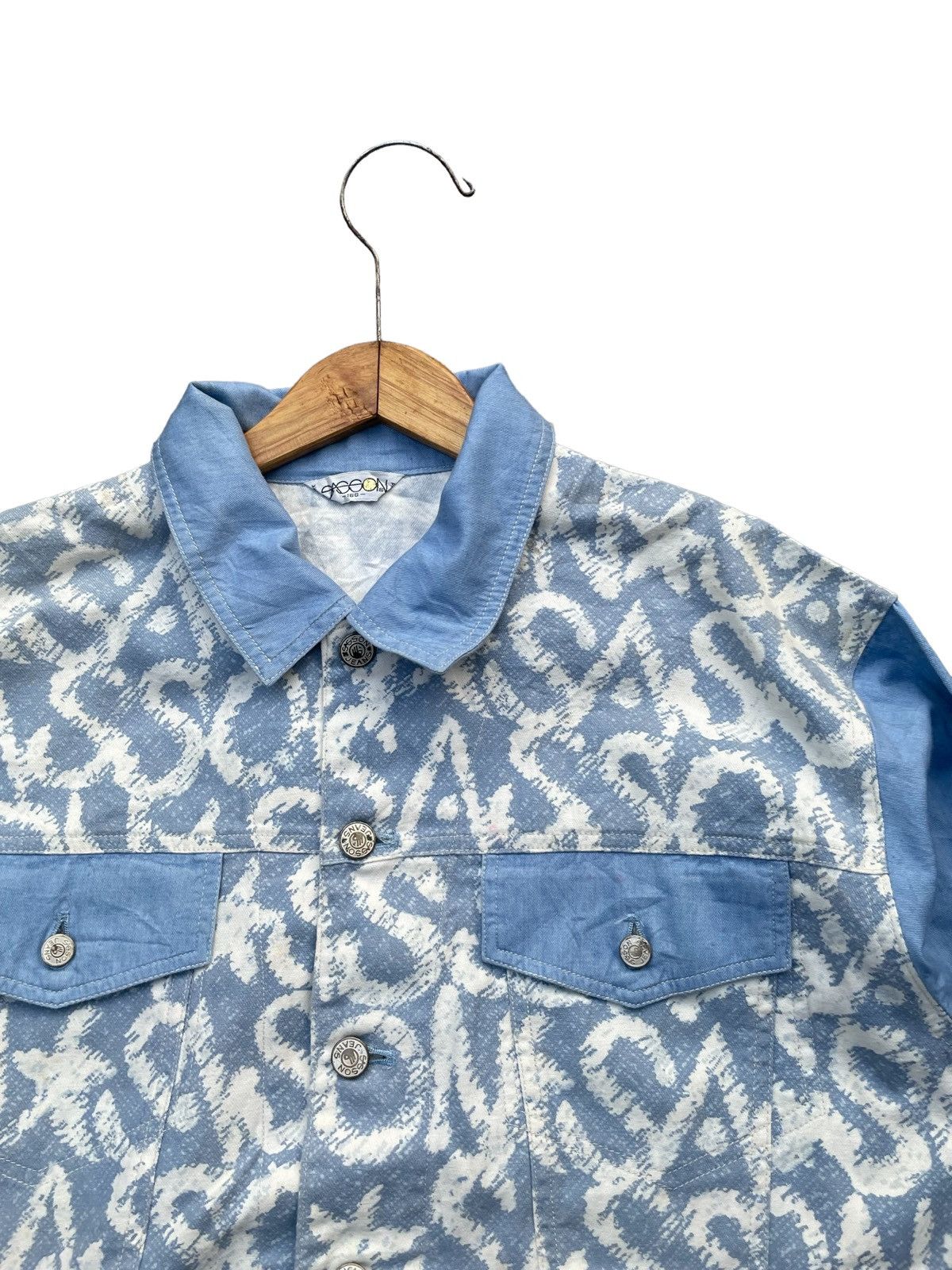 Japanese Brand Vintage Sasson Monogram Jacket Size L / US 10 / IT 46 - 6 Thumbnail