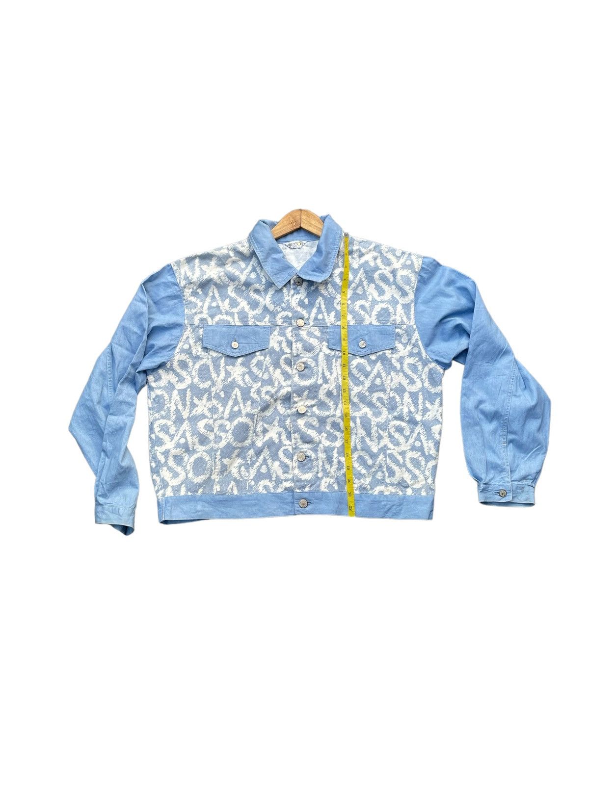 Japanese Brand Vintage Sasson Monogram Jacket Size L / US 10 / IT 46 - 3 Thumbnail