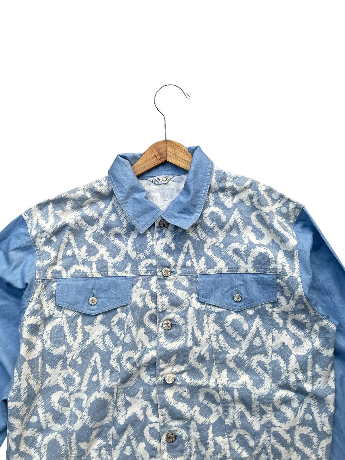 Japanese Brand Vintage Sasson Monogram Jacket Size L / US 10 / IT 46 - 5 Thumbnail