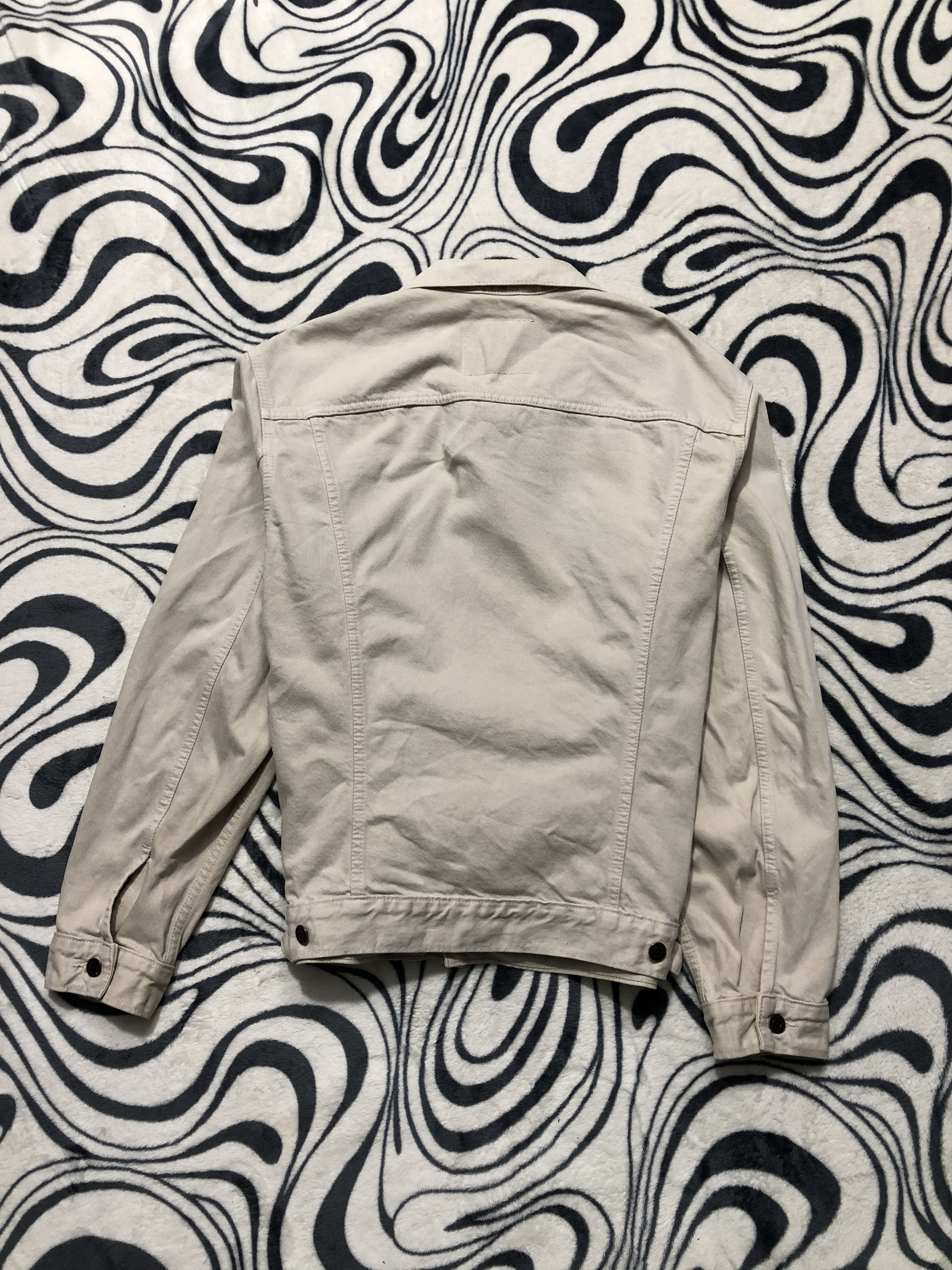 Levi's Levis Vintage Mens Beige Denim Jacket Size US XL / EU 56 / 4 - 6 Thumbnail