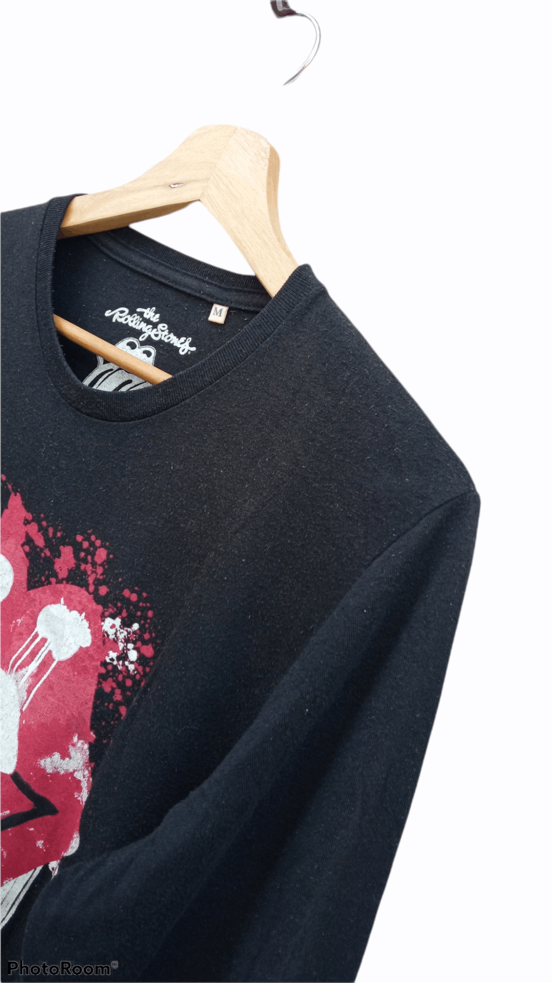 Band Tees × The Rolling Stones × Vintage 🔥🔥The Rolling Stones LS T-Shirt Size US S / EU 44-46 / 1 - 8 Thumbnail
