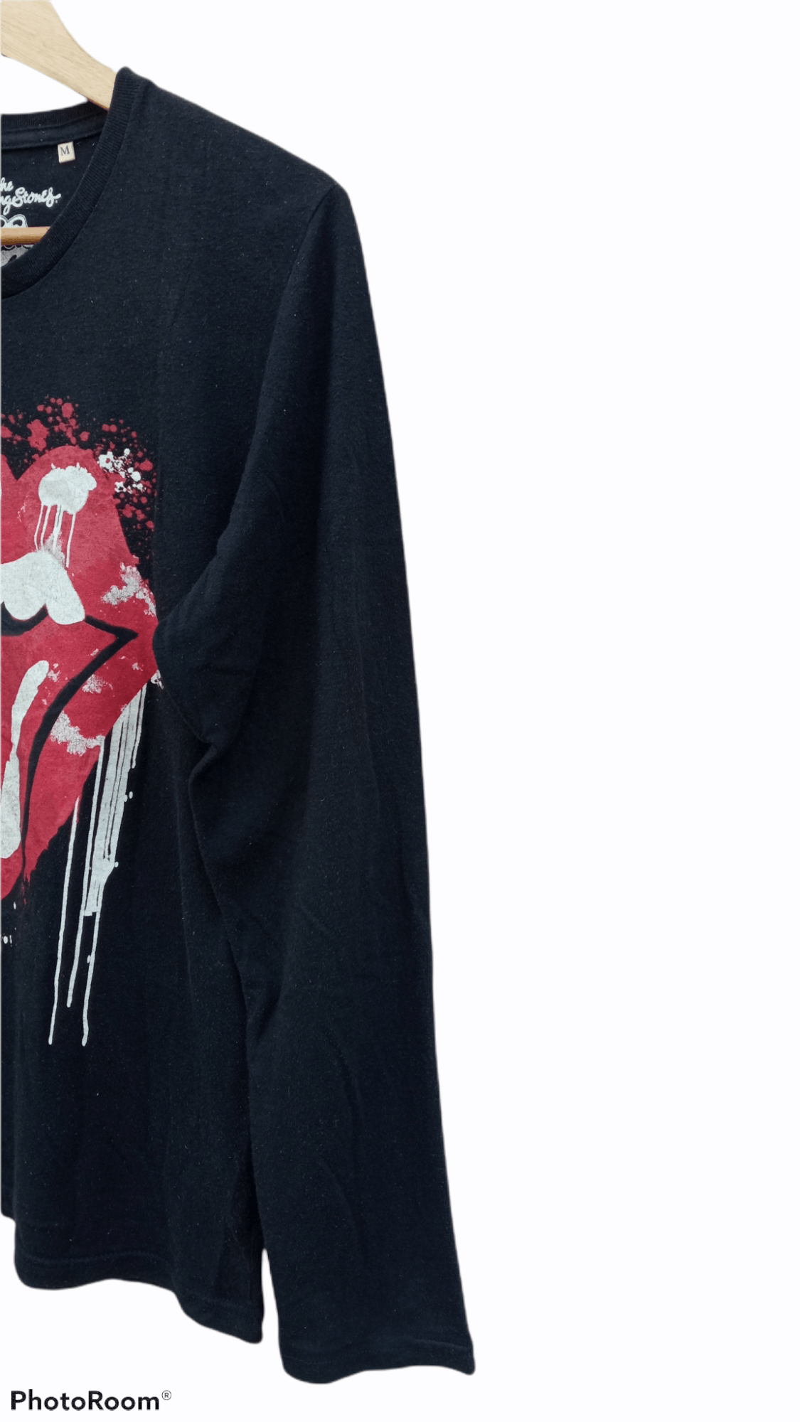 Band Tees × The Rolling Stones × Vintage 🔥🔥The Rolling Stones LS T-Shirt Size US S / EU 44-46 / 1 - 6 Thumbnail
