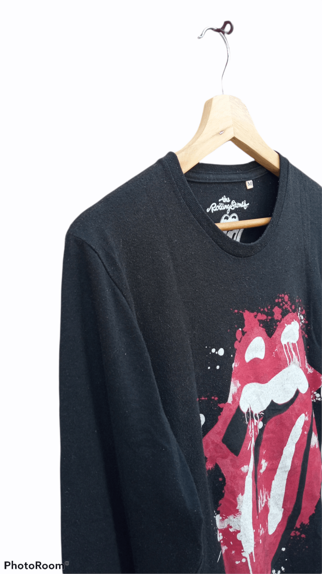 Band Tees × The Rolling Stones × Vintage 🔥🔥The Rolling Stones LS T-Shirt Size US S / EU 44-46 / 1 - 10 Thumbnail
