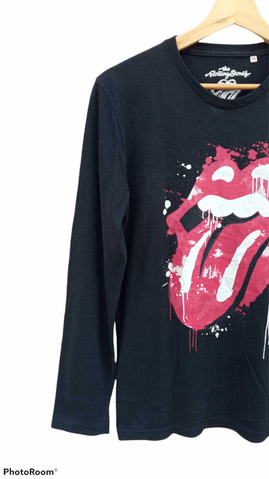 Band Tees × The Rolling Stones × Vintage 🔥🔥The Rolling Stones LS T-Shirt Size US S / EU 44-46 / 1 - 5 Thumbnail