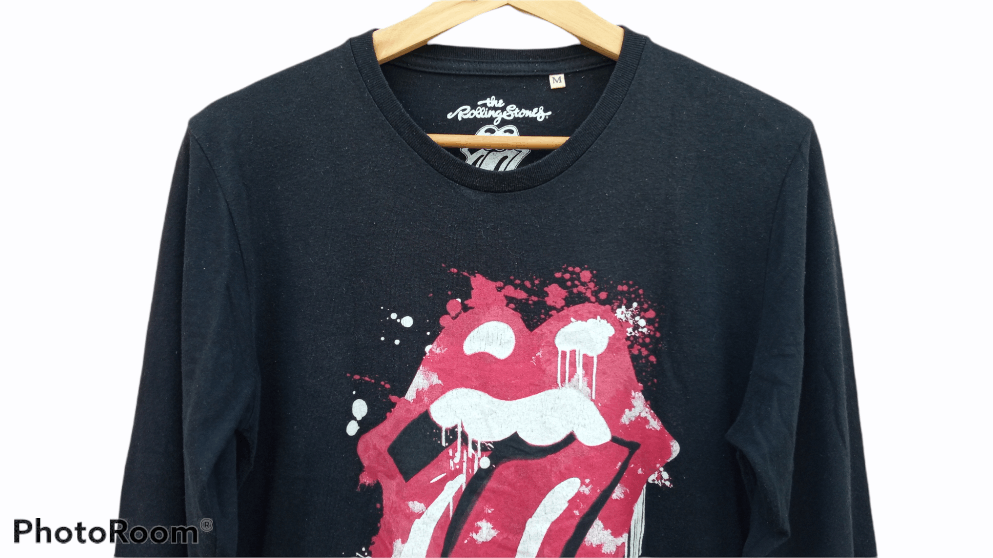 Band Tees × The Rolling Stones × Vintage 🔥🔥The Rolling Stones LS T-Shirt Size US S / EU 44-46 / 1 - 11 Thumbnail
