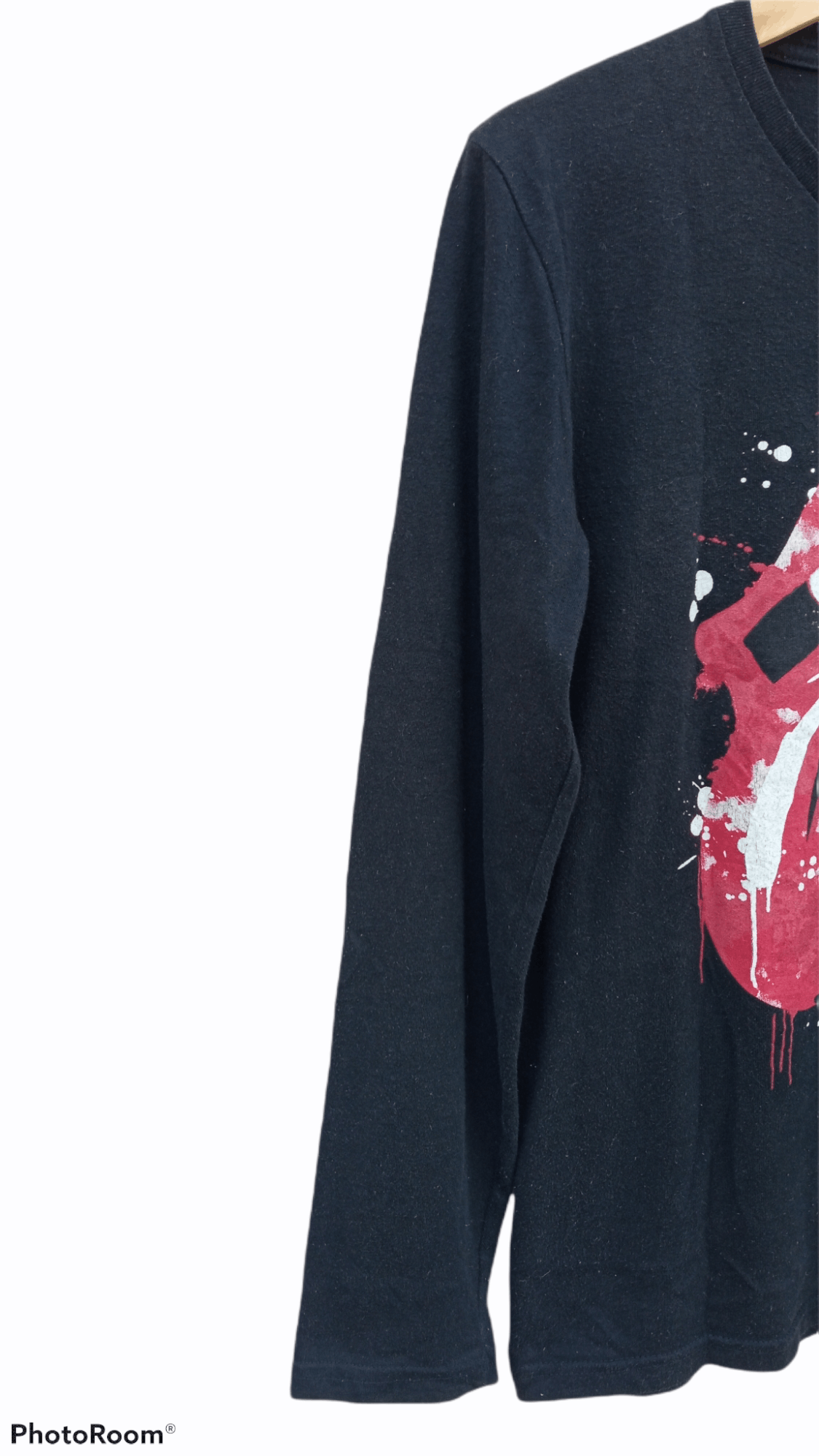 Band Tees × The Rolling Stones × Vintage 🔥🔥The Rolling Stones LS T-Shirt Size US S / EU 44-46 / 1 - 9 Thumbnail